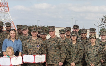 3rd Marine Logistics Group Purple Heart Ceremony