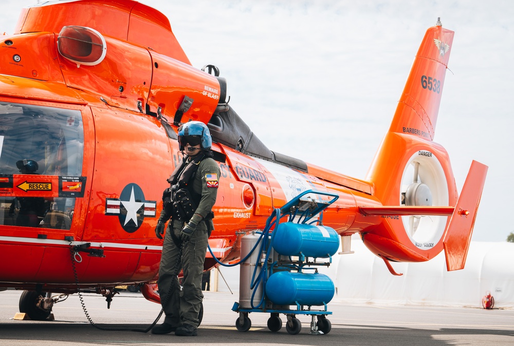 Coast Guard Air Station Barbers Point Conducts Training Flight