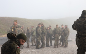 U.S. Army Soldiers host range day for German and Polish partners