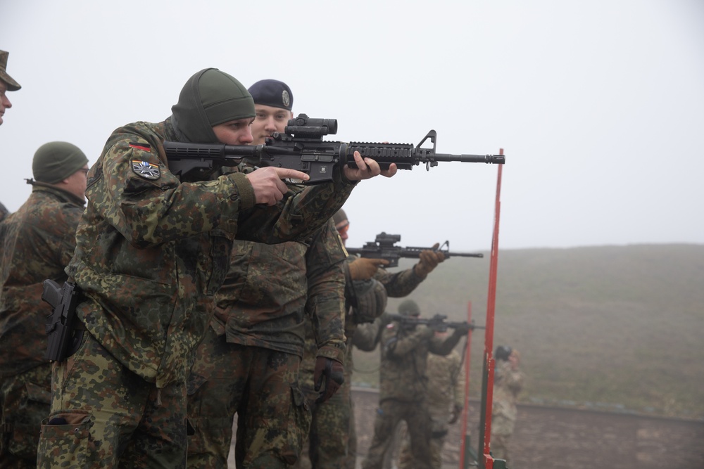 U.S. Army Soldiers host range day for German and Polish partners