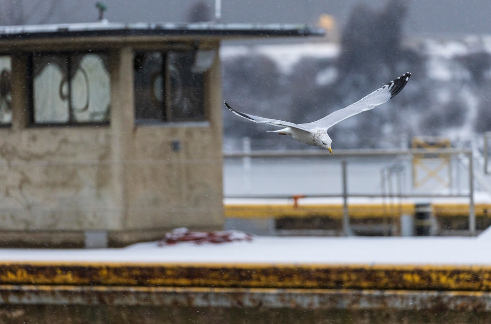 Pittsburgh District continues lock operations through wintery conditions