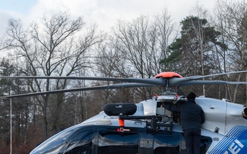 U.S. Airmen and German police join forces to ensure safety during UDCG