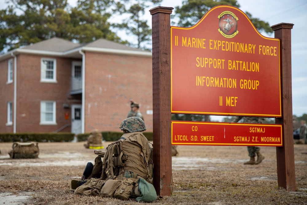 U.S. Marines with II MSB Conduct Battalion Field Exercise