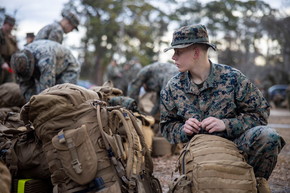 U.S. Marines with II MSB Conduct Battalion Field Exercise