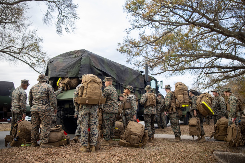 U.S. Marines with II MSB Conduct Battalion Field Exercise