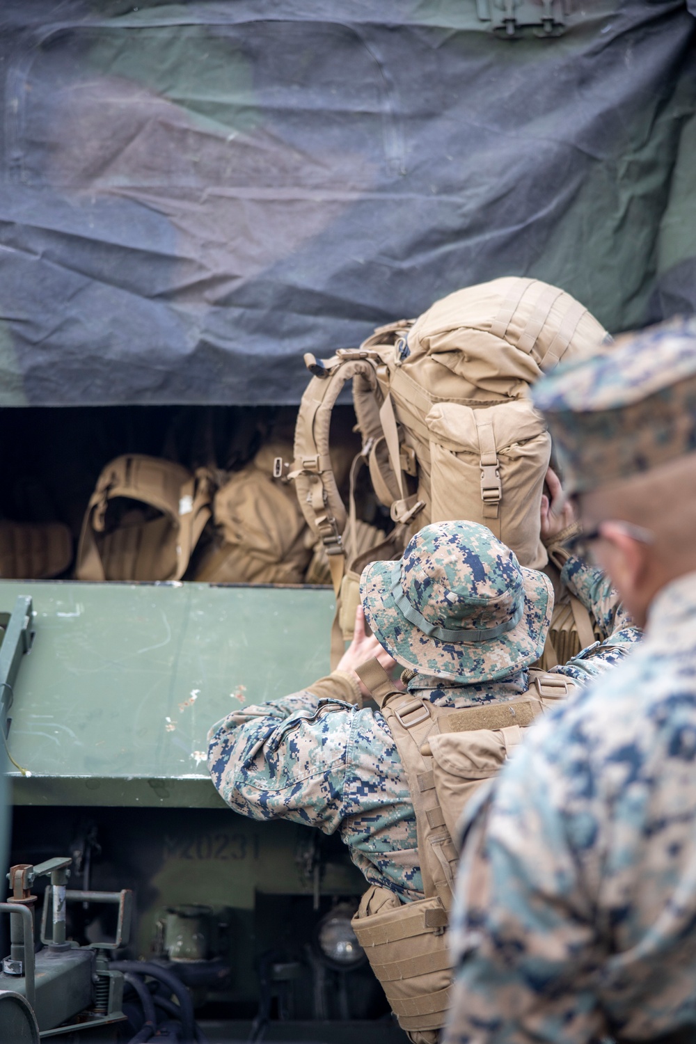 U.S. Marines with II MSB Conduct Battalion Field Exercise