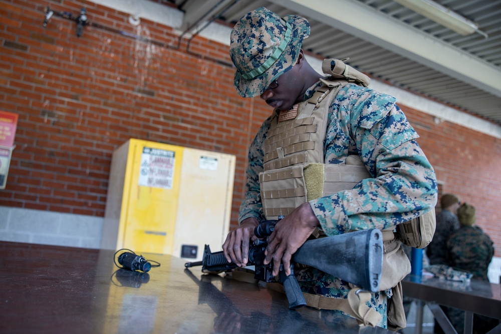 U.S. Marines with II MSB Conduct Battalion Field Exercise