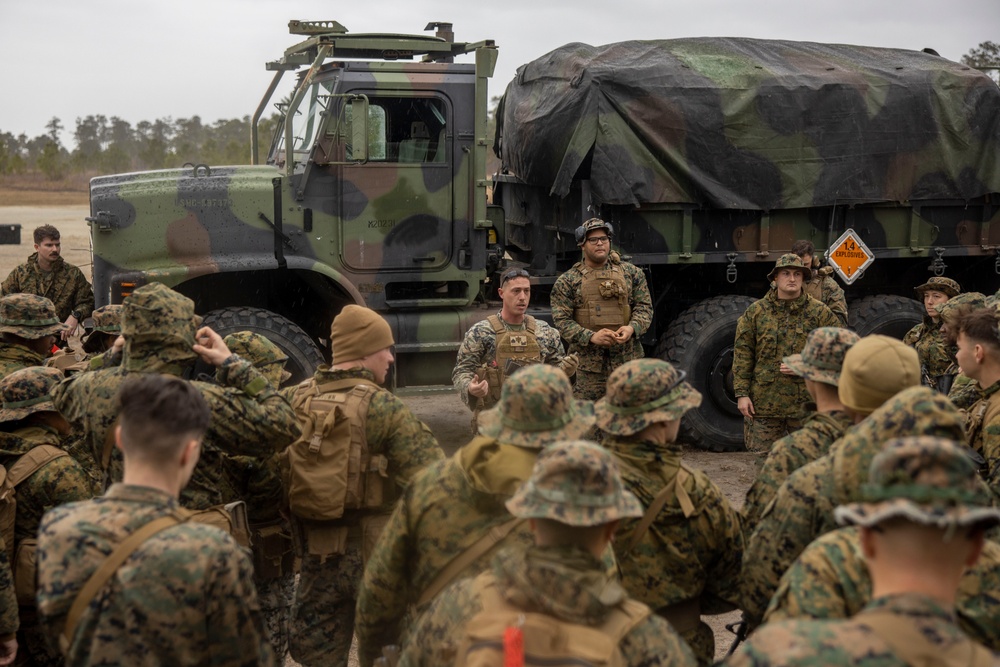 U.S. Marines with II MSB Conduct Battalion Field Exercise