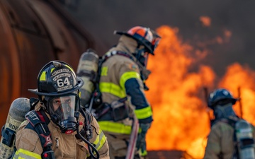 Miami-Dade Firefighters Sharpen Aircraft Firefighting Skills During Training at Homestead Air Reseve Base