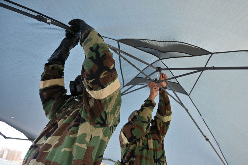 Joint Base McGuire-Dix-Lakehurst CBRN Defense Course Training. January 08, 2025.