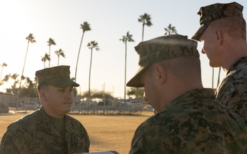 U.S. Marine Corps Sgt. Alan Cossolivas promotion