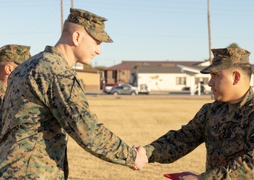 U.S. Marine Corps Sgt. Alan Cossolivas promotion