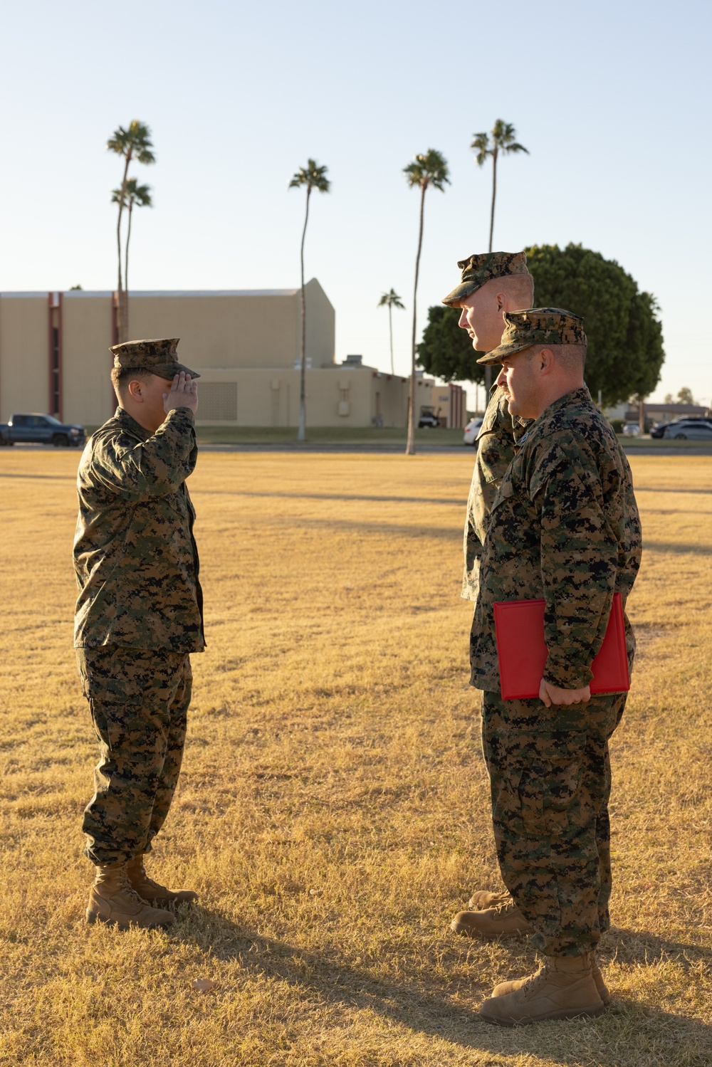 U.S. Marine Corps Sgt. Alan Cossolivas promotion