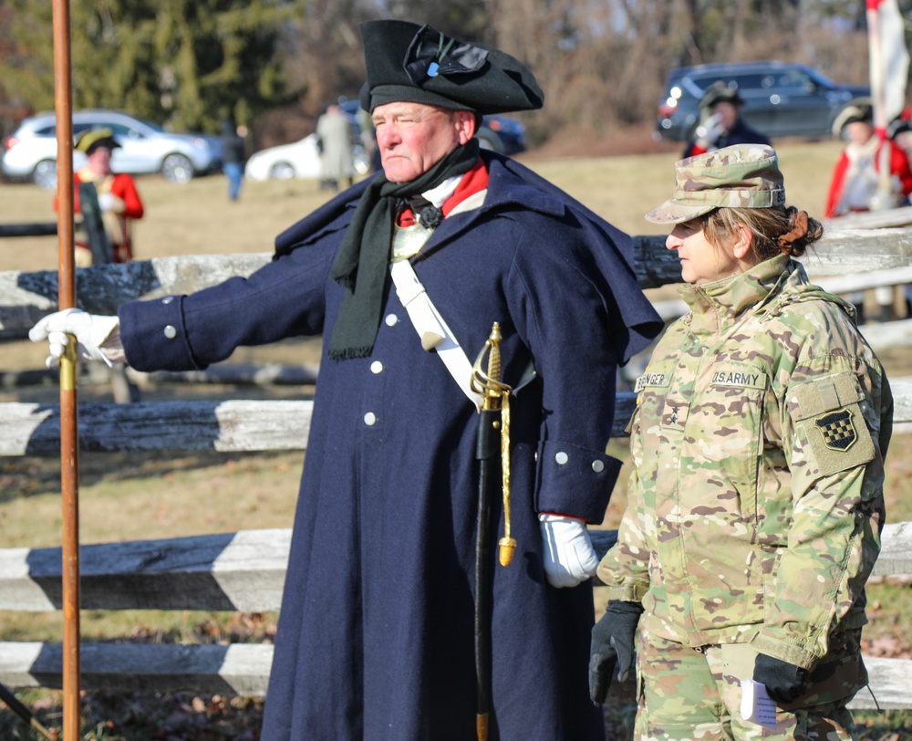 Army Reserve leader honors fallen at Princeton Battlefield