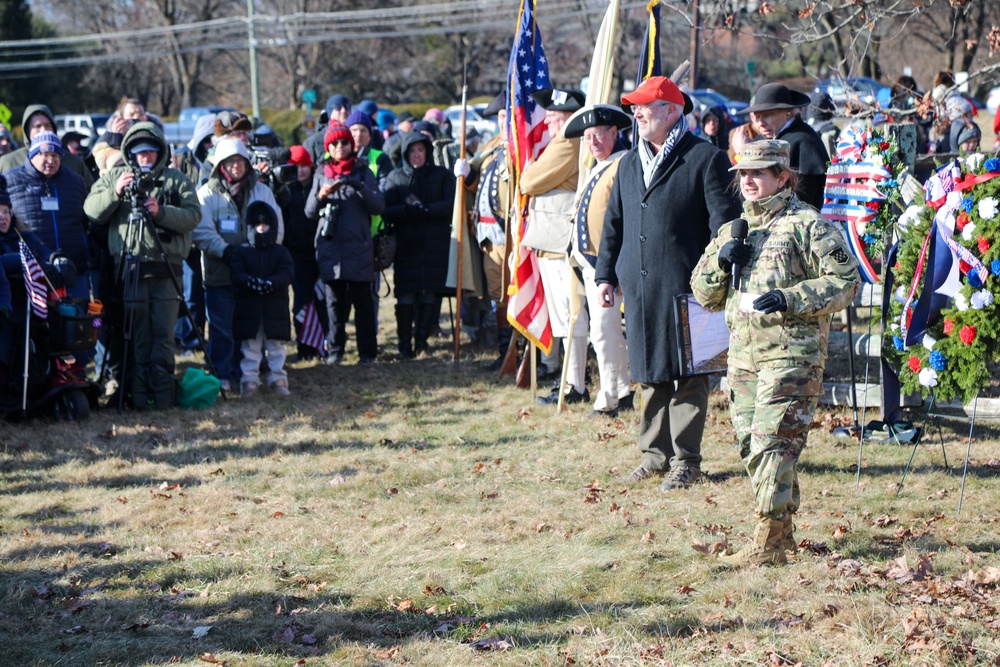 Army Reserve leader honors fallen at Princeton Battlefield