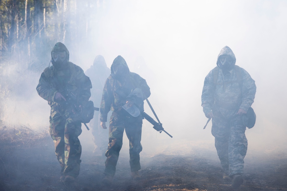 U.S. Marines with II MSB Conduct Battalion Field Exercise