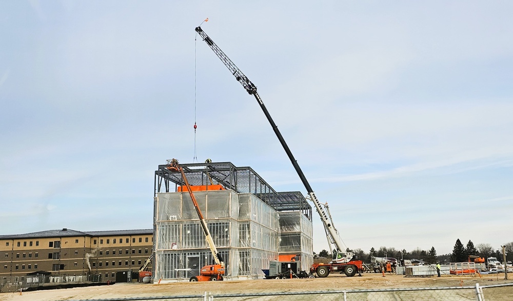 Fort McCoy’s East Barracks Project starts 2025 with continued progression