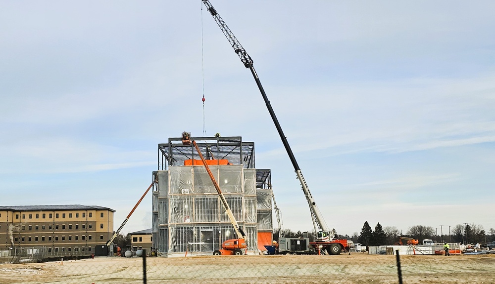 Fort McCoy’s East Barracks Project starts 2025 with continued progression