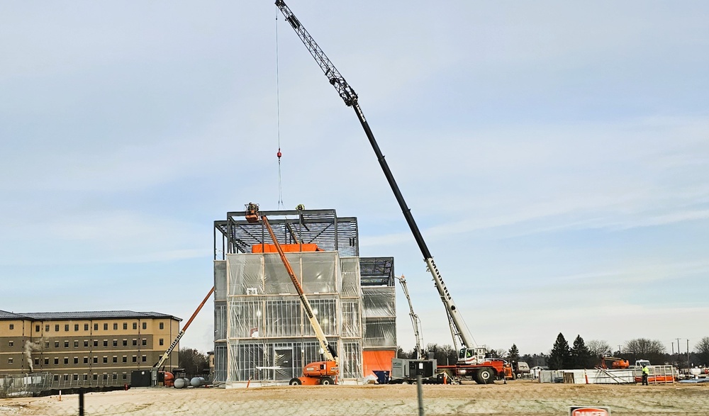 Fort McCoy’s East Barracks Project starts 2025 with continued progression