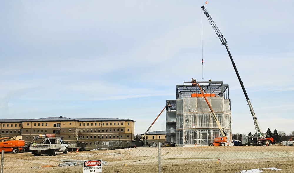 Fort McCoy’s East Barracks Project starts 2025 with continued progression