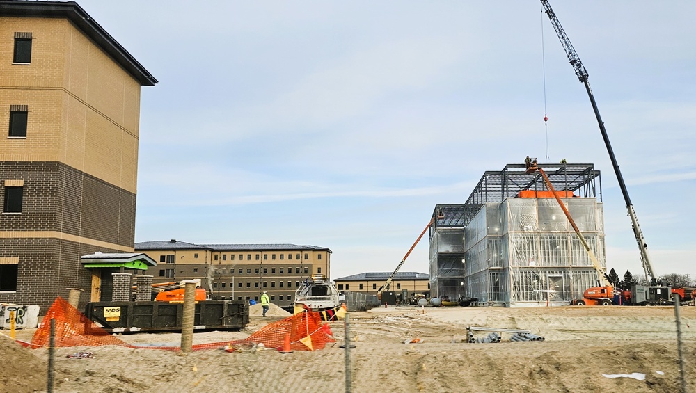 Fort McCoy’s East Barracks Project starts 2025 with continued progression