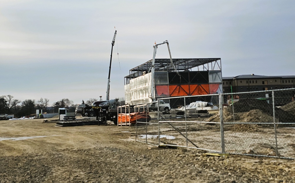 Fort McCoy’s East Barracks Project starts 2025 with continued progression