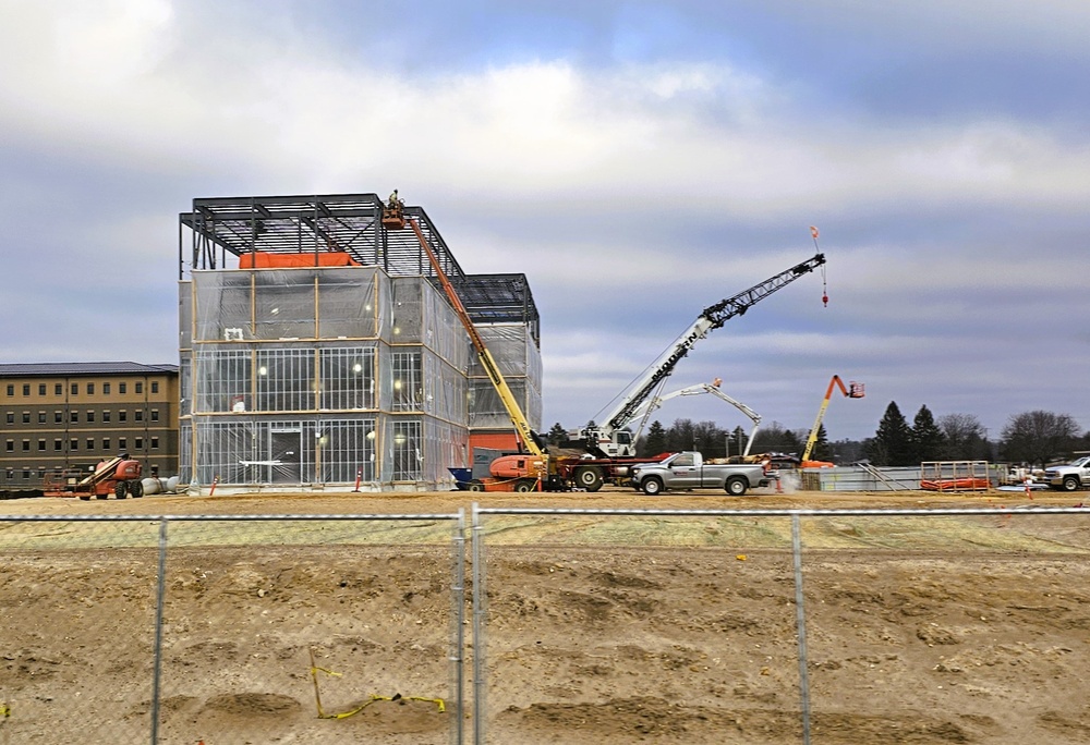 Fort McCoy’s East Barracks Project starts 2025 with continued progression