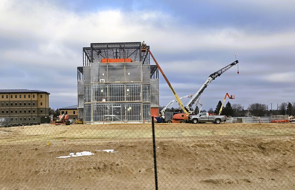 Fort McCoy’s East Barracks Project starts 2025 with continued progression