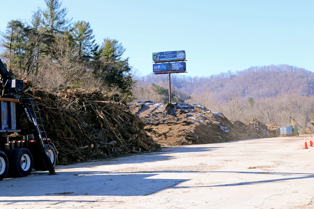 USACE manages vegetation debris mission following Hurricane Helene