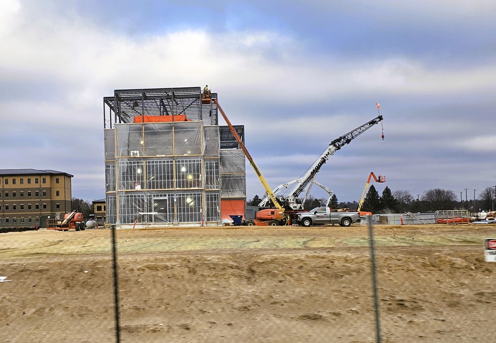 Fort McCoy’s East Barracks Project starts 2025 with continued progression