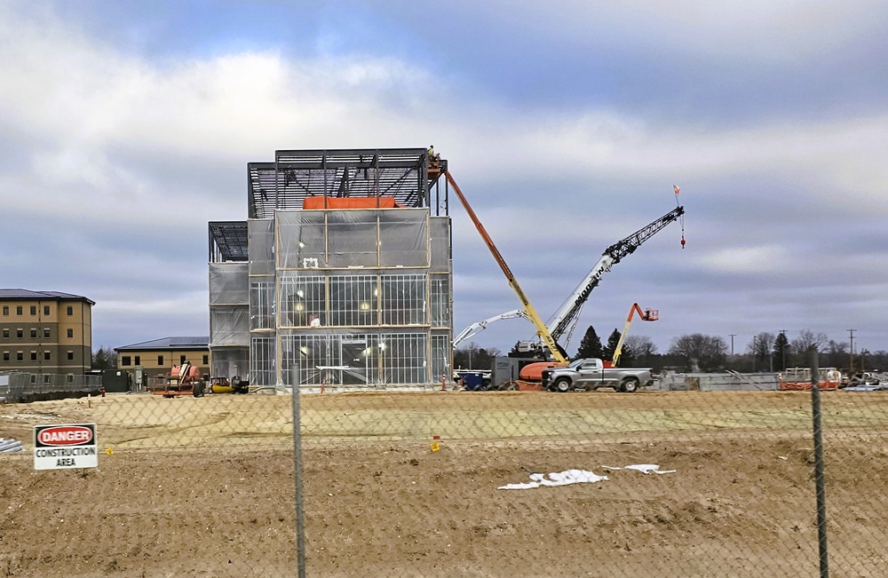 Fort McCoy’s East Barracks Project starts 2025 with continued progression