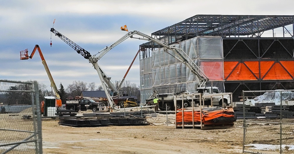 Fort McCoy’s East Barracks Project starts 2025 with continued progression