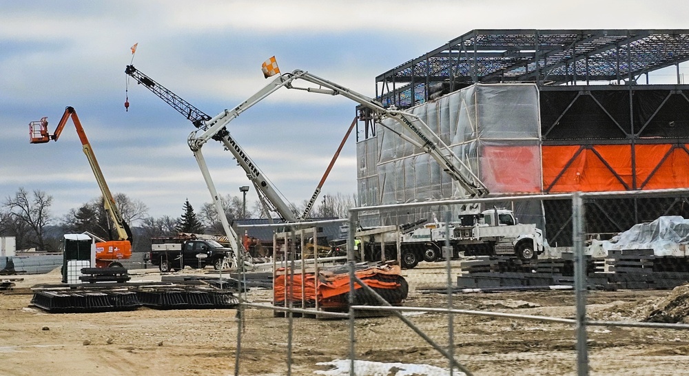 Fort McCoy’s East Barracks Project starts 2025 with continued progression