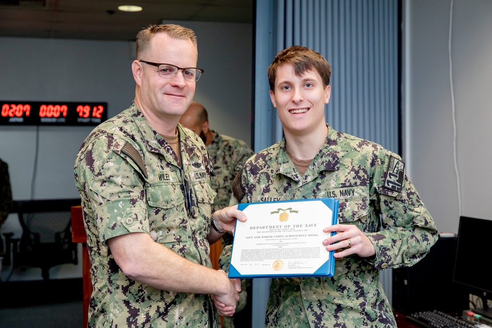 Commander Submarine Squadron 11 Awards-At-Quarters