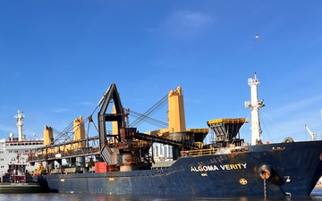 Coast Guard, partners respond to aground cargo ship in Philadelphia