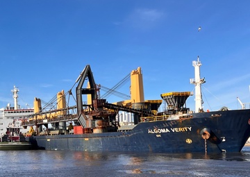 Coast Guard, partners respond to aground cargo ship in Philadelphia
