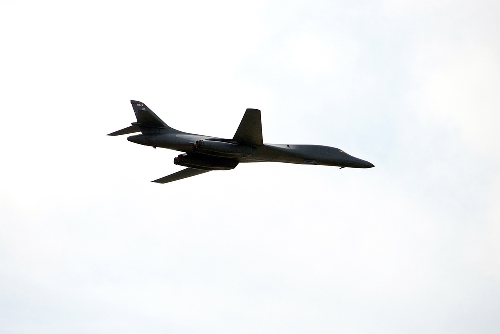 B1 Bomber Flyover