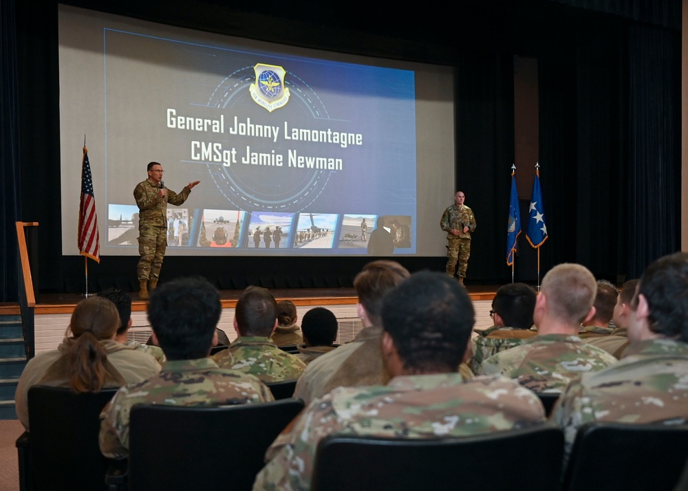 AMC Commander visits McConnell AFB, emphasizes Readiness for Great Power Competition