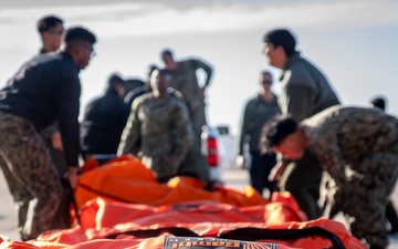 HSC-3 Sailors prepare to support Firefighting efforts in Los Angeles