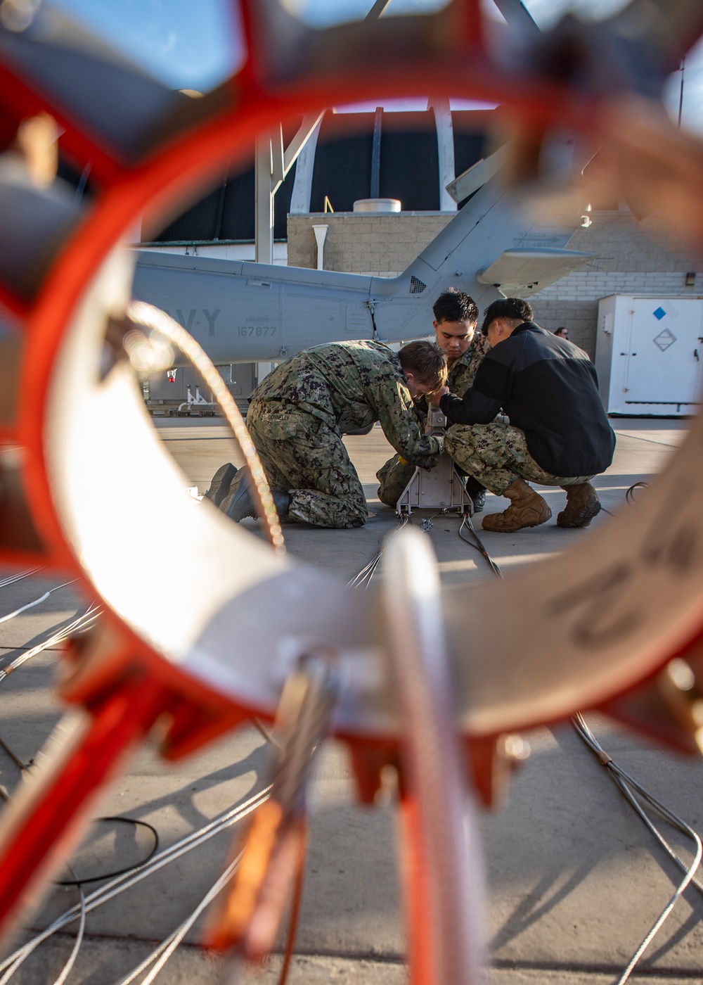 HSC-3 Sailors prepare to support firefighting efforts in Los Angeles