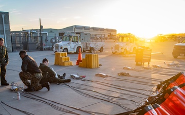 HSC-3 Sailors prepare to support firefighting efforts in Los Angeles