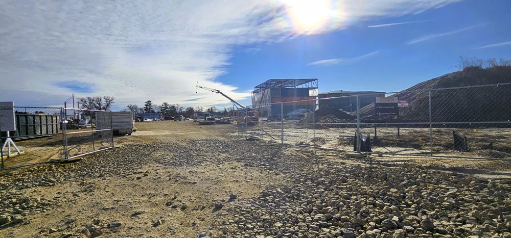 Fort McCoy’s East Barracks Project starts 2025 with continued progression