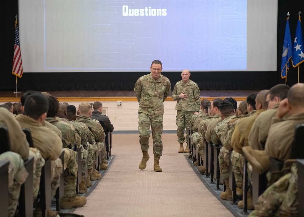 AMC Commander visits McConnell AFB, emphasizes Readiness for Great Power Competition