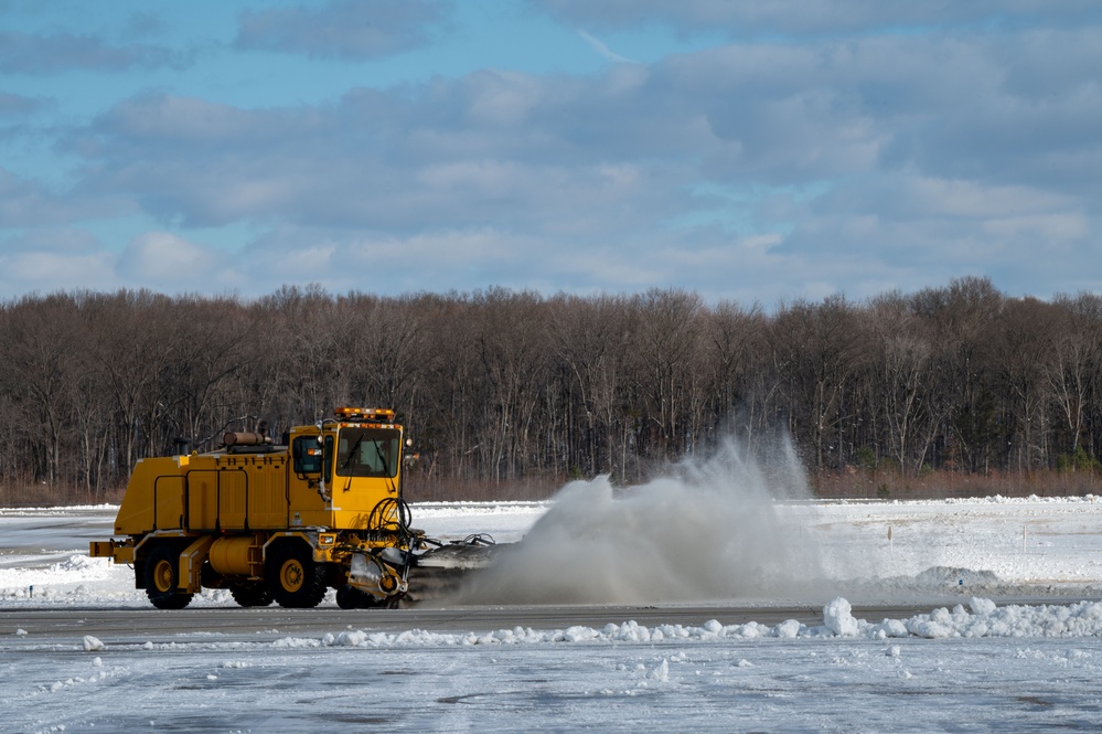 Team Dover conducts snow removal after Winter Storm Blair