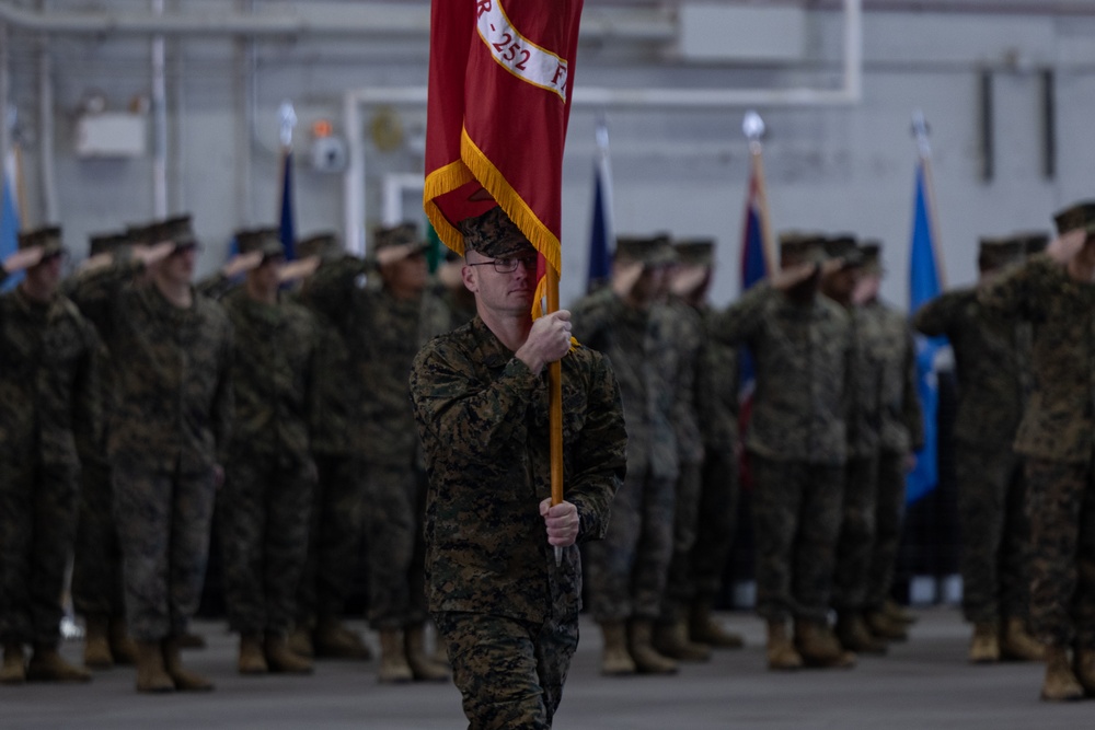 VMGR-252 change of command ceremony