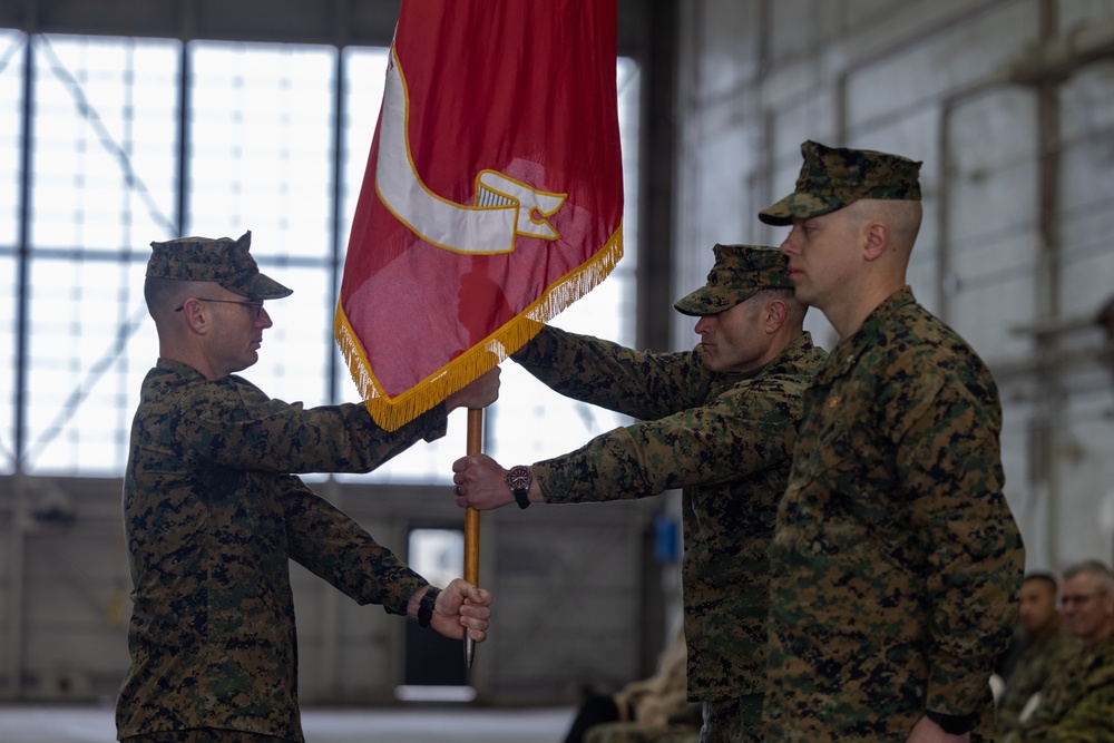 VMGR-252 change of command ceremony