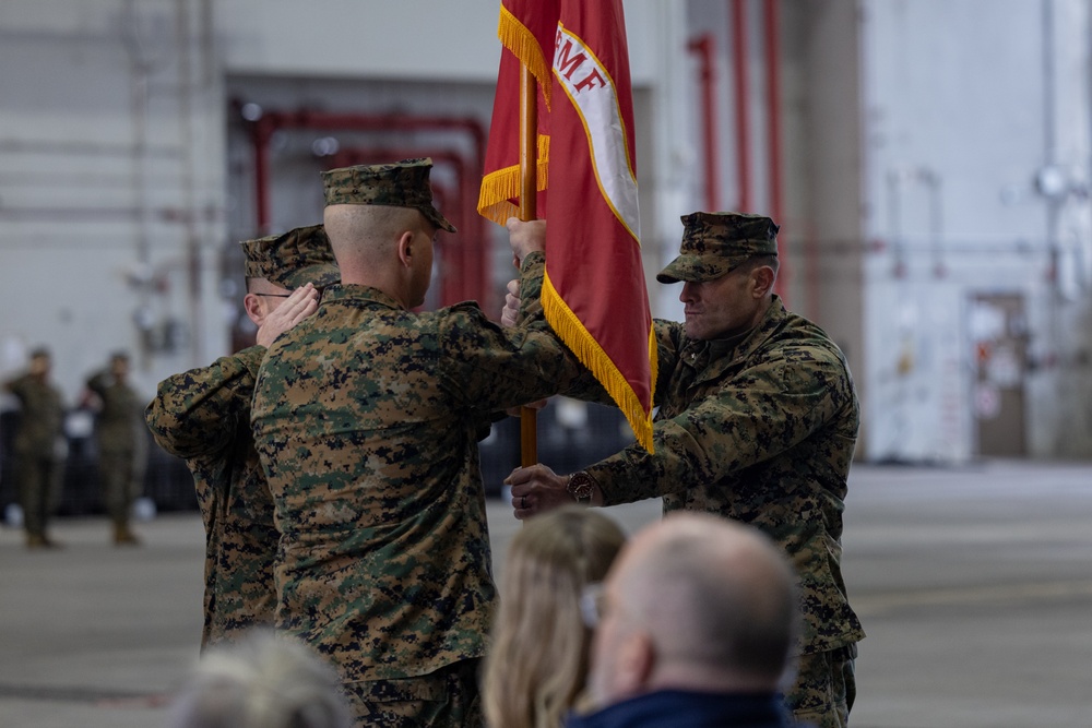 VMGR-252 change of command ceremony