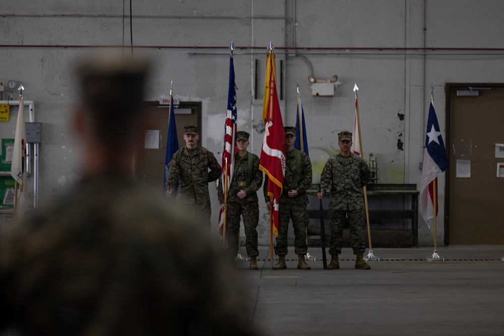 VMGR-252 change of command ceremony