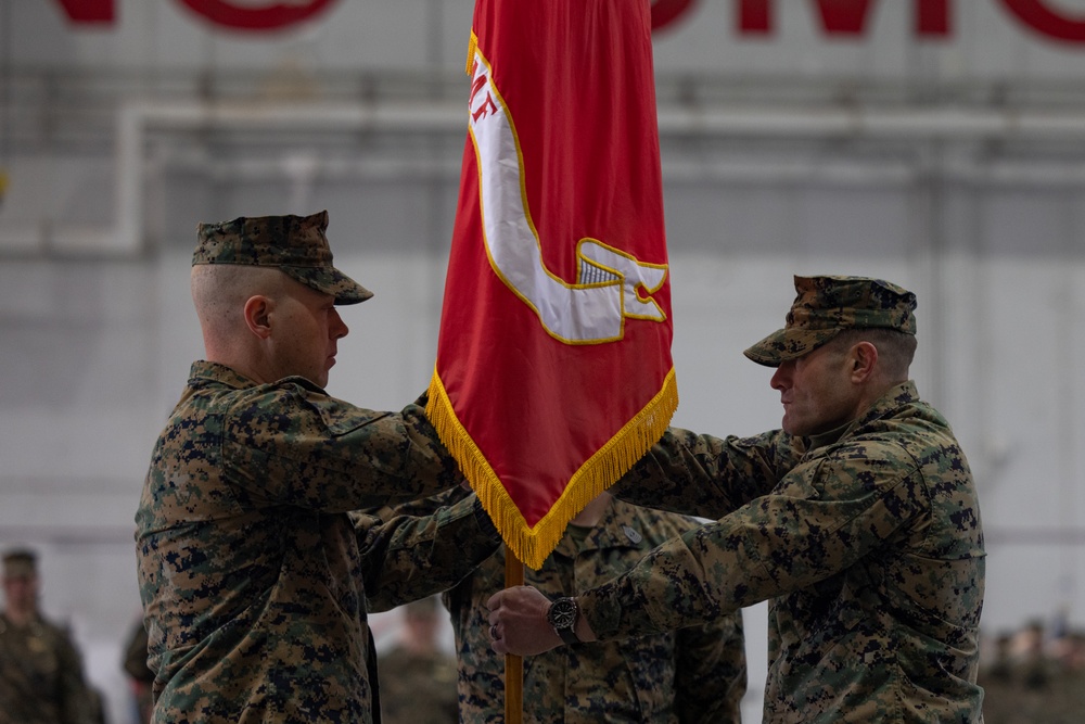 VMGR-252 change of command ceremony