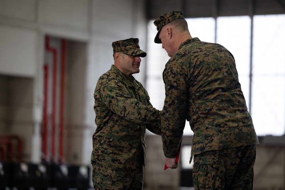 VMGR-252 change of command ceremony